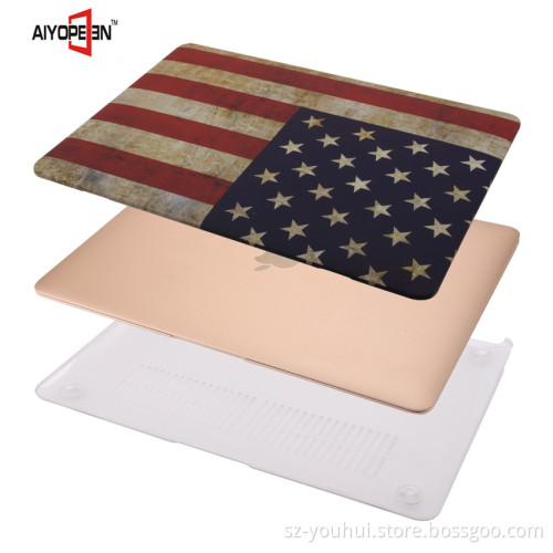OEM factory American Flag Case, Style PC Hard Cover for Macbook 11" 12" 13" 15"
